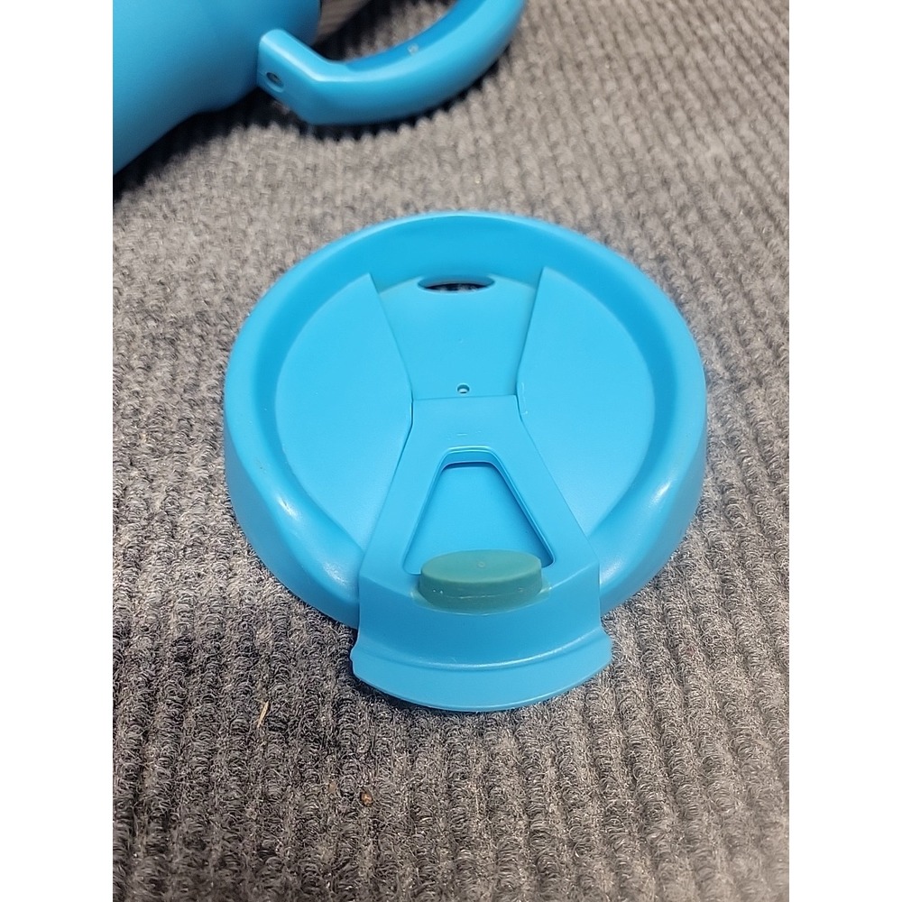 Bubba Keg 34 oz‎ - Insulated Travel Mug Blue With Chrome And Flip-Top Lid - Picture 6 of 6